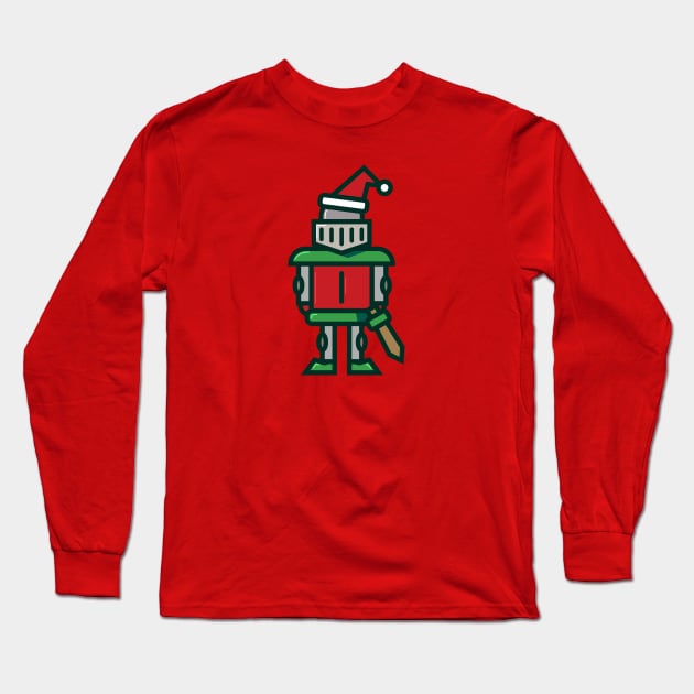 Christmas (K)night Long Sleeve T-Shirt by zacrizy